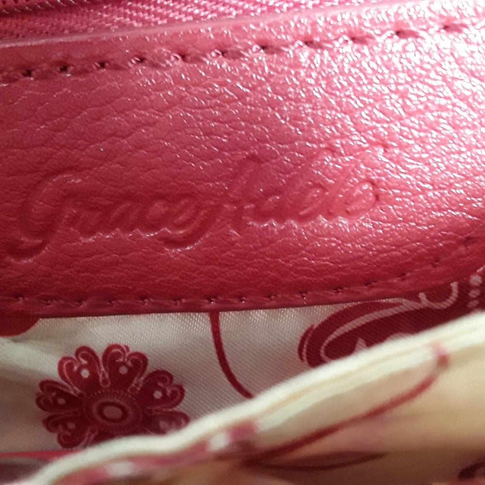 Grace Adele Red Handbag - image 4